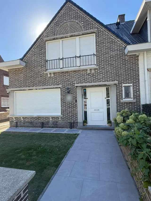 Woning in Kortrijk na het opnieuw voegen met Seifert-voegmortel